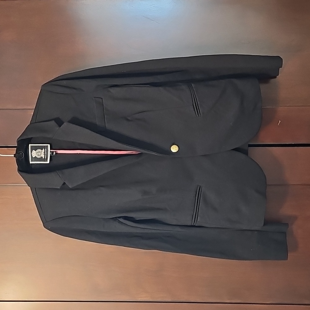 Juicy Couture Black Blazer with Gold Buttons